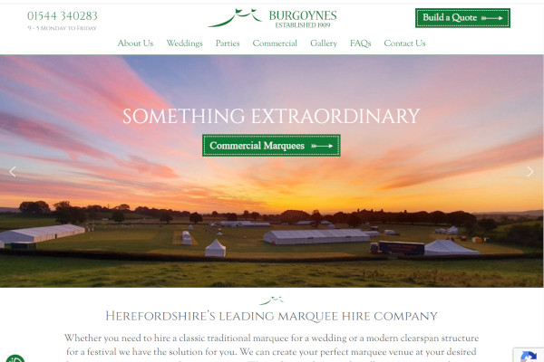 Burgoynes Marquees