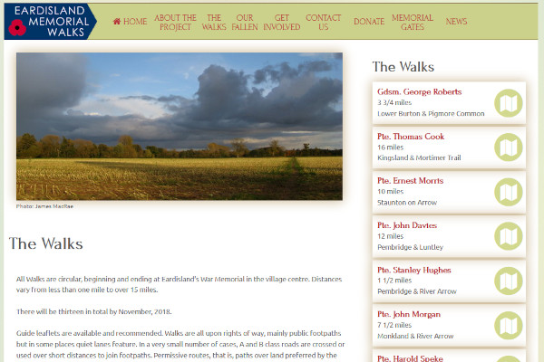 Eardisland Memorial Walks