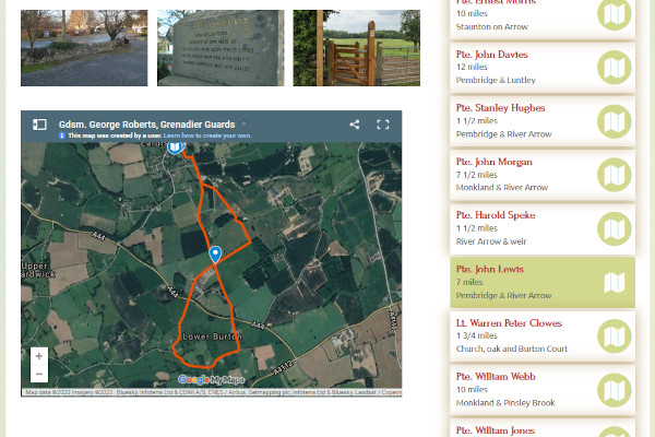 Eardisland Memorial Walks